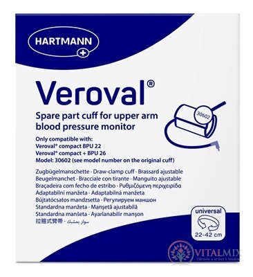 Veroval Adaptabilní manžeta (22 - 42 cm) pro ramenní tlakoměr Veroval Compact / Veroval Compact + connect, 1x1 ks
