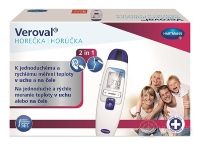 ÚVĚROVÉ Dotykový infračervený teploměr (DUOSCAN) 1x1 ks