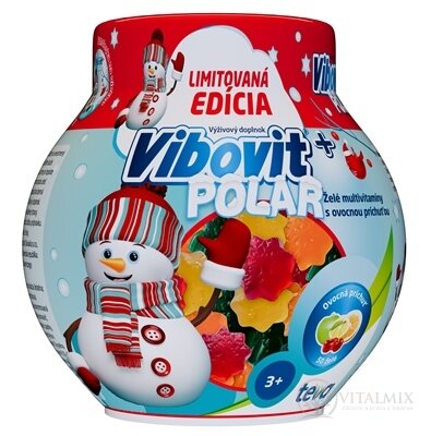 VIBOVIT+ POLAR želé (žvýkací tablety) s ovocnou příchutí 1x50 ks