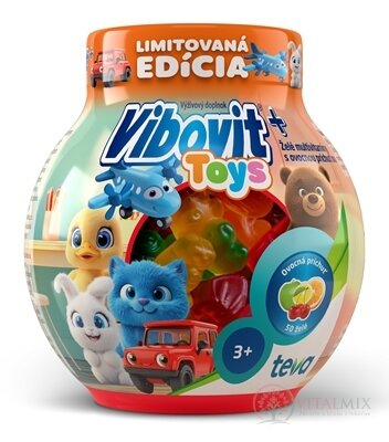 VIBOVIT+ TOYS želé multivitamíny s ovocnou příchutí 1x200 g