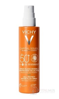 VICHY CAPITAL SOLEIL Fluidní sprej SPF50+ voděodolný sprej s ochranným faktorem 1x200 ml