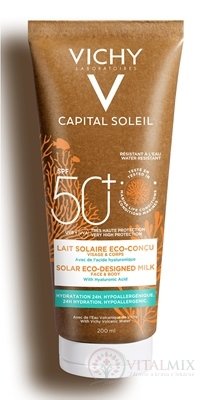 VICHY CAPITAL SOLEIL SOLAR ECO-DESIGN. MILK SPF50 + ochranné mléko proti UV záření 1x200 ml