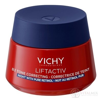 VICHY LIFTACTIV B3 NIGHT CREAM PURE RETINOL noční tónovací krém s čistým retinolem 1x50 ml