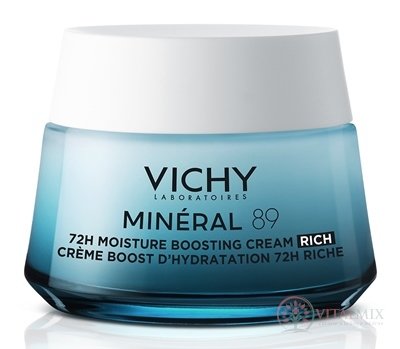 VICHY MINERAL 89 72H MOISTURE CREAM RICH hydratační krém s bohatou texturou 1x50 ml