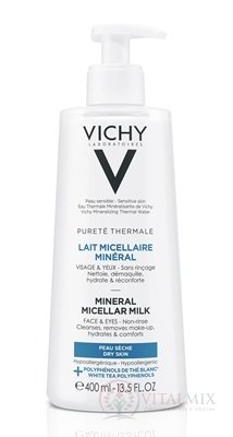 VICHY PURETÉ THERMALE MINERAL micelární mléko dry skin 1x400 ml