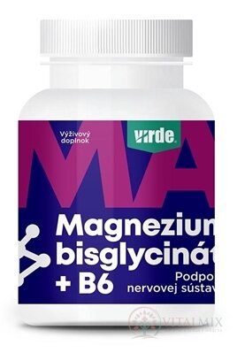 VIRDE Magnesium bisglycinát + B6 cps 1x90 ks