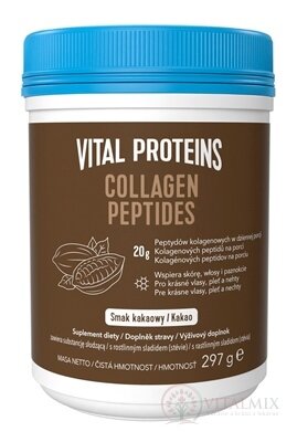 VITAL PROTEINS COLLAGEN PEPTIDES Kakao prášek pro přípravu nápoje, příchuť kakao 1x297 g