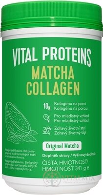 VITAL PROTEINS MATCHA COLLAGEN prášek pro přípravu nápoje 1x341 g