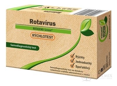 VITAMIN STATION Rychlotest ROTADENO-Screen Rotavirus, samodiagnostický test ze stolice, 1x1 ks