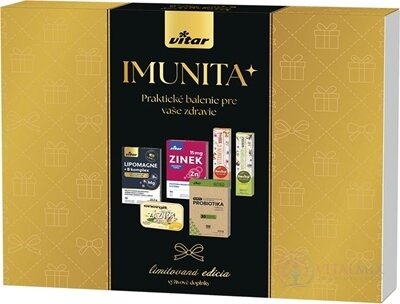 VITAR Box Imunita+ B-komplex cps30+zinek tbl90+energit zázvor tbl42+probiotika tbl30+vit.C tbl20+multivit.tbl20,1x1set