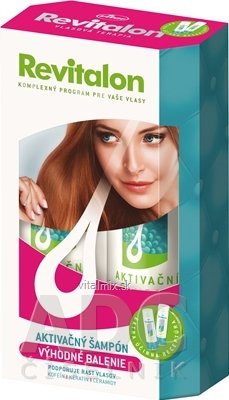 VITAR Revitalon AKTIVAČNÍ ŠAMPON Duopack výhodné balení 2x250 ml, 1x1 set