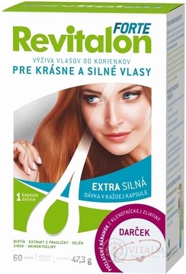 VITAR Revitalon FORTE cps 60 ks + dárek: pozlacený náramek z klenotnické slitiny 1 ks, 1x1 set