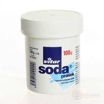 VITAR soda prášek hydrogenuhličitan sodný 1x100 g
