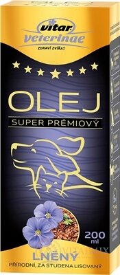 VITAR Veterinae LNĚNÝ OLEJ 1x200 ml