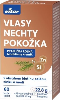 VITAR VLASY, NEHTY, POKOŽKA tbl 1x60 ks