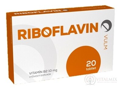 VULM RIBOFLAVIN tbl (vitamin B2 10 mg) 1x20 ks