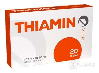 VULM THIAMIN tbl (vitamin B1 50 mg) 1x20 ks