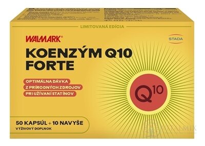 WALMARK Koenzym Q10 FORTE 60 mg PROMO 2020 cps 50 + 10 navíc (60 ks)