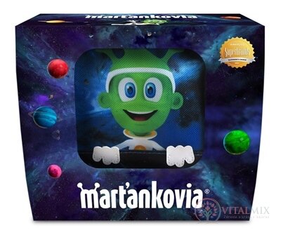WALMARK Marťánci GUMMY Xmas pack s Eachinaceou 50 ks + Emoji 50 ks + svačinová taštička, 1x1 set