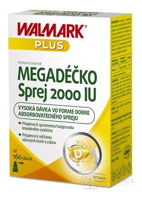 WALMARK MEGADÉČKO Sprej 2000 IU 1x8 ml