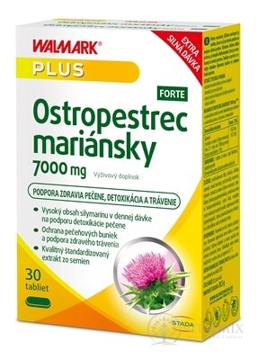 WALMARK Ostropestřec mariánský 7000 mg FORTE tbl 1x30 ks