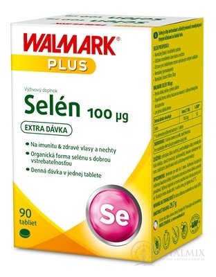 WALMARK Selen 100 mikrogramů tbl 1x90 ks
