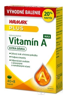 WALMARK Vitamín A MAX cps 40 + 8 (20% navíc) (48 ks)