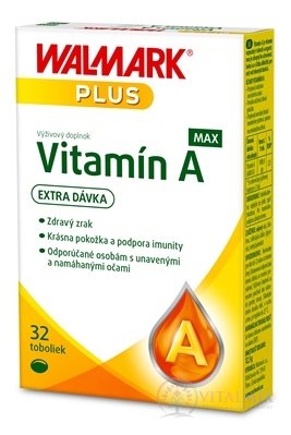 WALMARK Vitamín A MAX (inů. Obal 2019) cps 1x32 ks