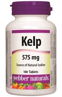 Webber Naturals Kelp 575 mg tbl 1x100 ks