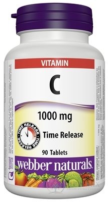 Webber Naturals Vitamin C 1000 mg cps s postupným uvolňováním 1x90 ks