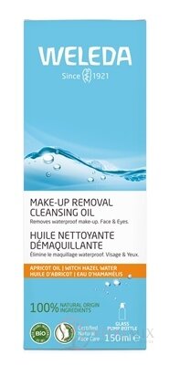 WELEDA Čistící a odličovací olej s meruňkovým a ricinovým olejem 1x150 ml
