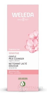 WELEDA Jemné čistící mléko Sensitive s bio mandlovým olejem 1x75 ml