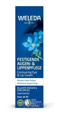 WELEDA Liftingový Krém na kontury očí a rtů modrý hořec a plesnivec alpinský 1x12 ml
