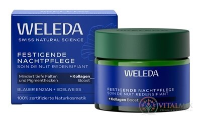 WELEDA Liftingový Noční krém modrý hořec a plesnivec alpinský 1x40 ml