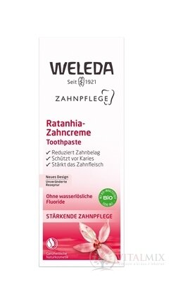 WELEDA ratanové zubní pasta (ratanhy-Zahncreme) 1x75 ml