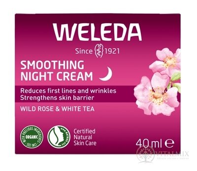 WELEDA Rozjasňující Noční krém divoká růže a bílý čaj 1x40 ml