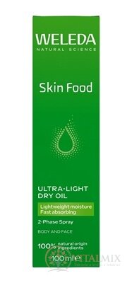 WELEDA Skin Food Ultra-Light Dry Oil hydratační, pro tělo a pleť 1x100 ml