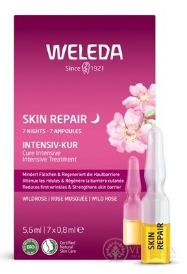 WELEDA Skin Repair 7 denní Intenzivní kúra divoká růže, ampule (po 0,8 ml) 1x7 ks