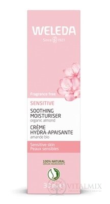 WELEDA Zklidňující pleťový krém Sensitive s bio mandlovým olejem 1x30 ml