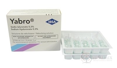 Yabro roztok k rozprašování s kyselinou hyaluronovou 0,3%, sterilní 10x3 ml (30 ml)