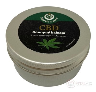 Zdraví z pece CBD Konopný balzám ručně vyráběný 1x80 ml