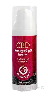 Zdraví z pece CBD Konopný gel hřejivý emulzní 1x50 ml