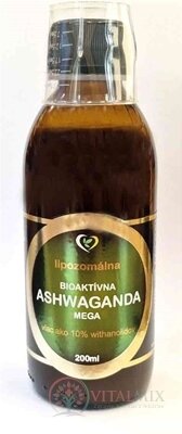 Zdravý svět Lipozomální ASHWAGANDA mega 1x200 ml
