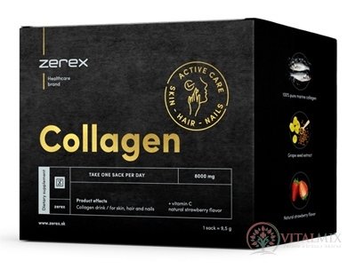 Zerex Collagen 8000 mg prášek pro přípravu nápoje v sáčcích 1x15 ks