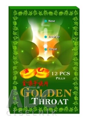 Zlaté hrdlo - Amazonas pastilky na cucání 1x12 ks