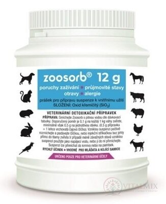 zoosorb prášek pro přípravu suspenze pro vnitřní použití 1x12 g