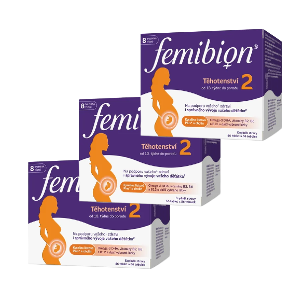 Femibion 2 Těhotenství TBL56+CPS56  3X