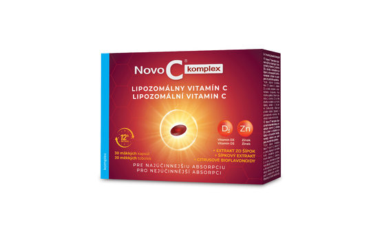 NOVO C KOMPLEX Lipozomální vitamin C + vitamin D3 + zinek, tobolky 1x30 ks