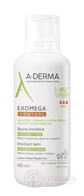 A-DERMA Exomega CONTROL BAUME Emollient emolienčný balzám 1x400 ml