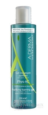 A-DERMA PHYS-AC GEL Moussant Purifiant čistící pěnivý gel 1x200 ml